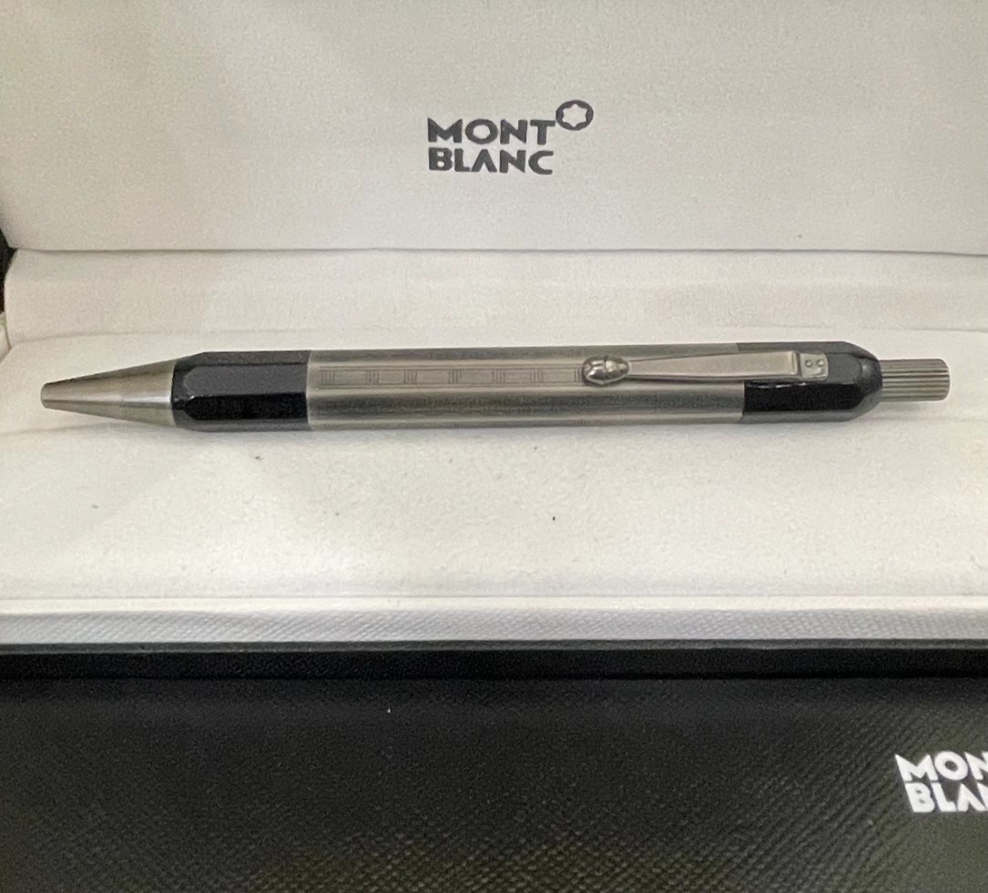 AAA Grade Montblanc Egyptomania Ballpoint Pen Black & Gray
